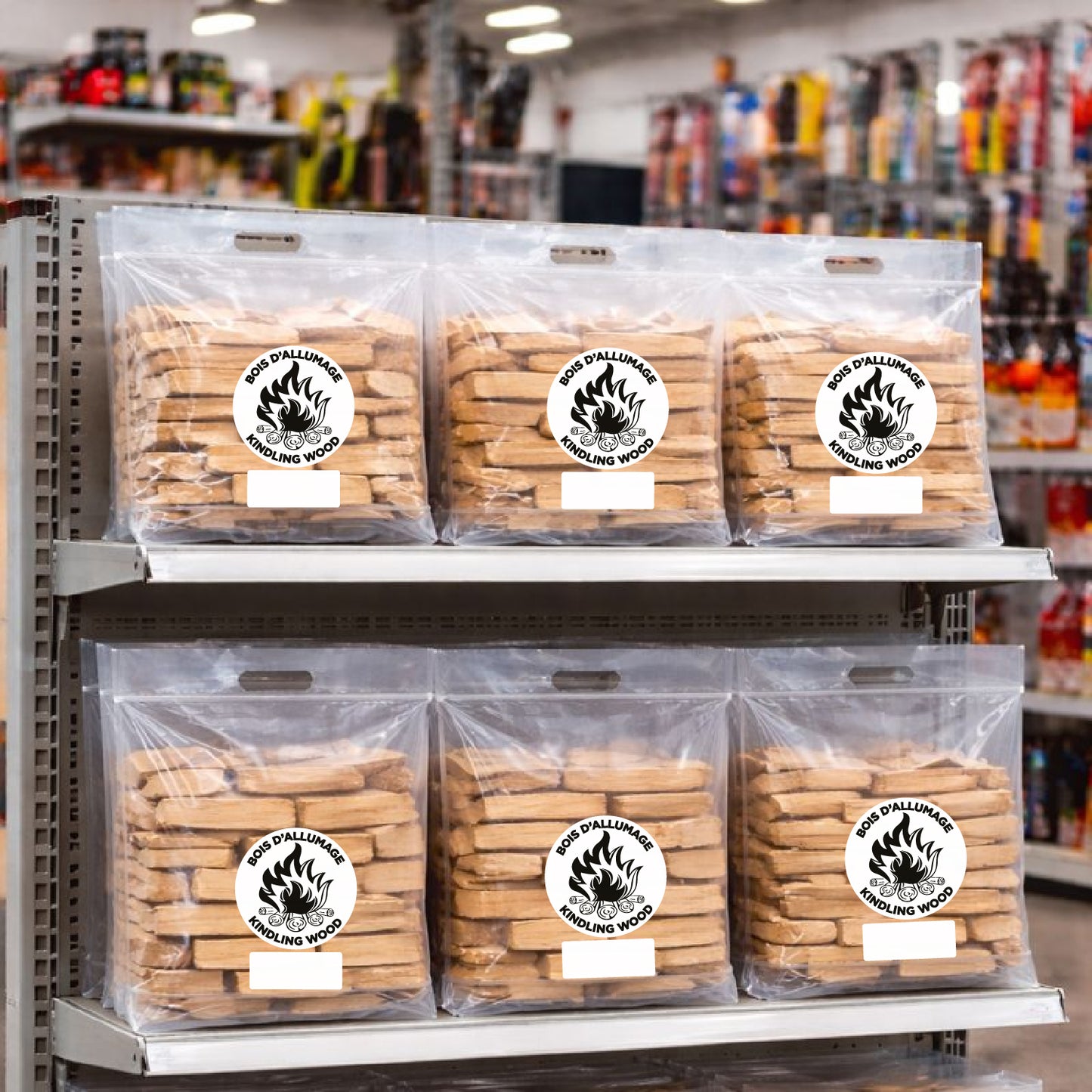 Sacs Bois d’allumage – Format économique | Orca Emballages