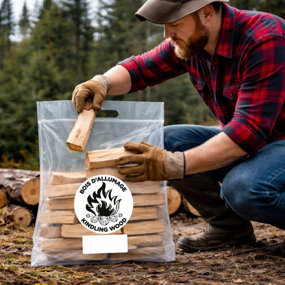Sacs Bois d’allumage – Format économique | Orca Emballages