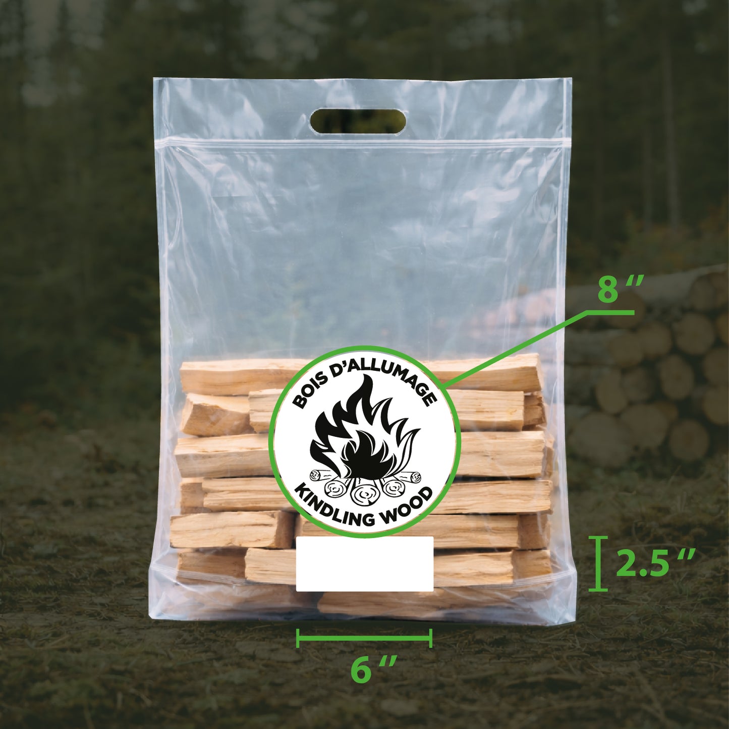 Sacs Bois d’allumage – Format économique | Orca Emballages