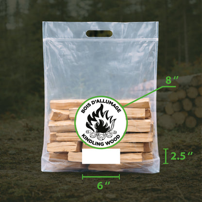 Sacs Bois d’allumage – Format économique | Orca Emballages