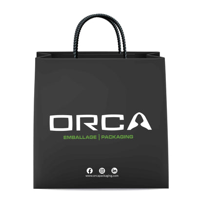 Sacs en papier couleur personnalisables