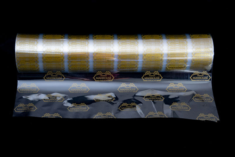 Plain transparent cellophane roll